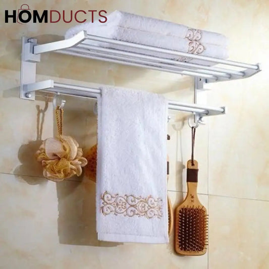 Aluminium Double Towel Rack