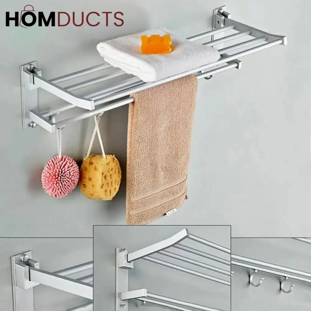 Aluminium Double Towel Rack