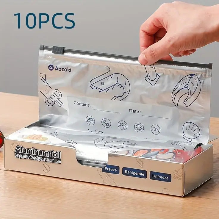 Aluminium Foil Sealed Preservation Bags (10Pcs)
