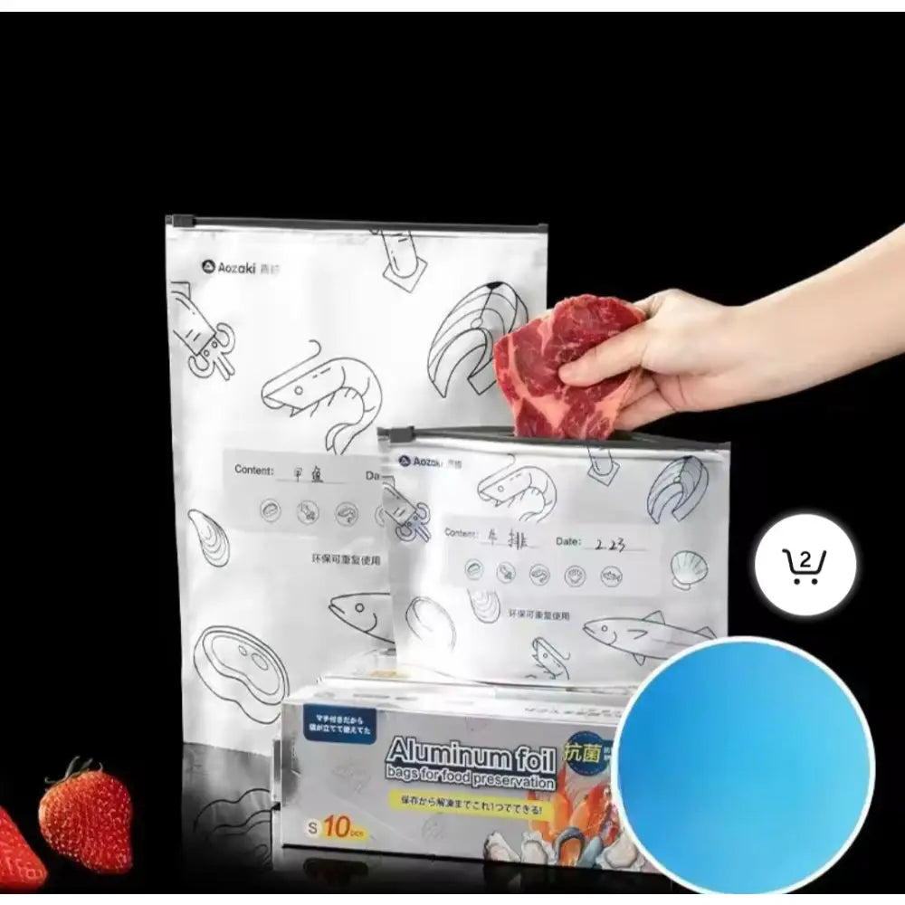 Aluminium Foil Sealed Preservation Bags (10Pcs)