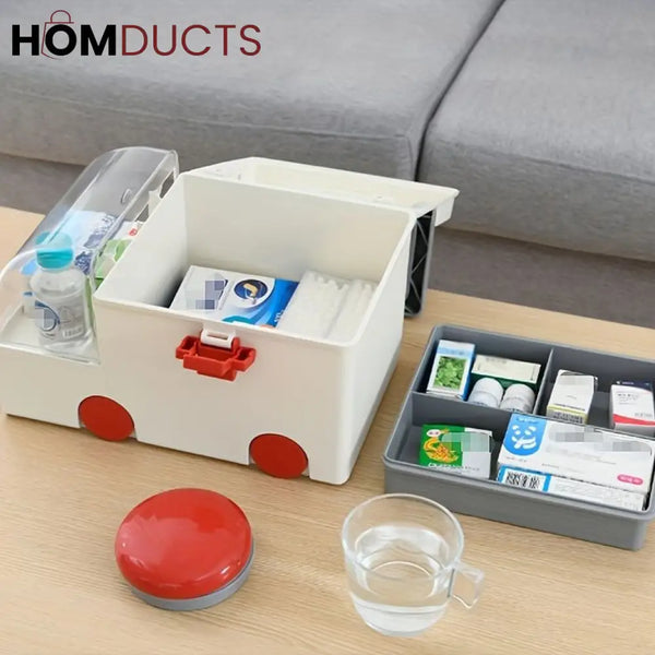 Ambulance Shape Medicine Box