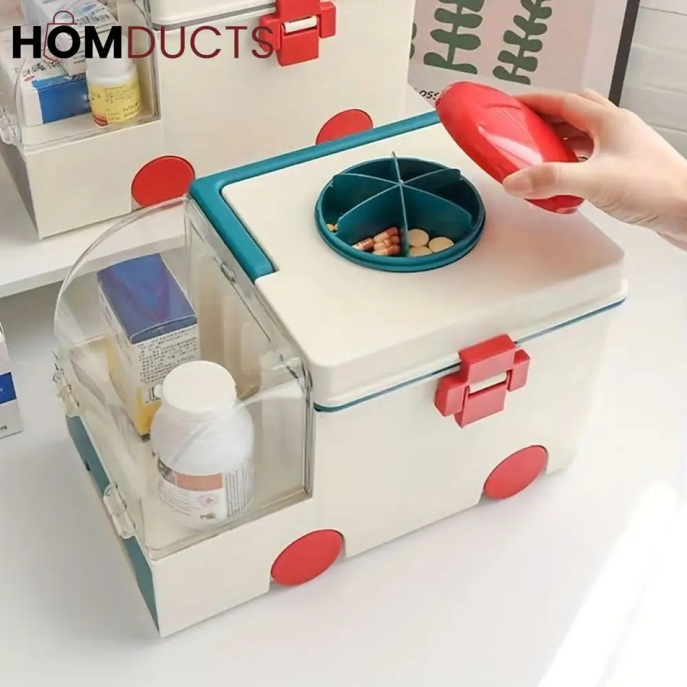 Ambulance Shape Medicine Box