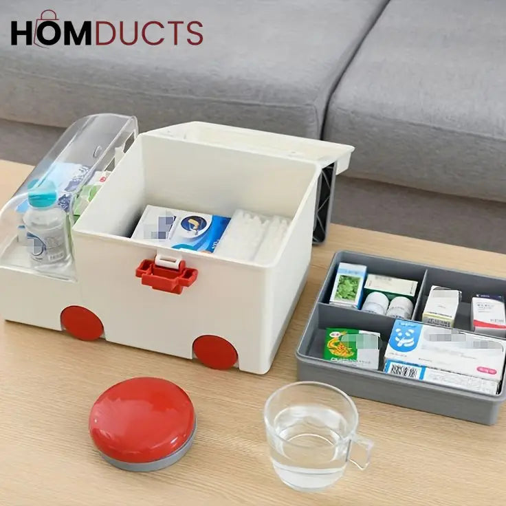 Ambulance Shape Medicine Box