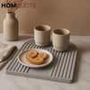 Arched Bamboo Groove Serving Tray – Minimalist Luxury Organizer
