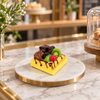 Artificial Decorative Square Chocolate Pastry