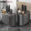 Ascor Luxe 8-in-1 Kitchen Organizer – Knife Utensil & Spice Holder