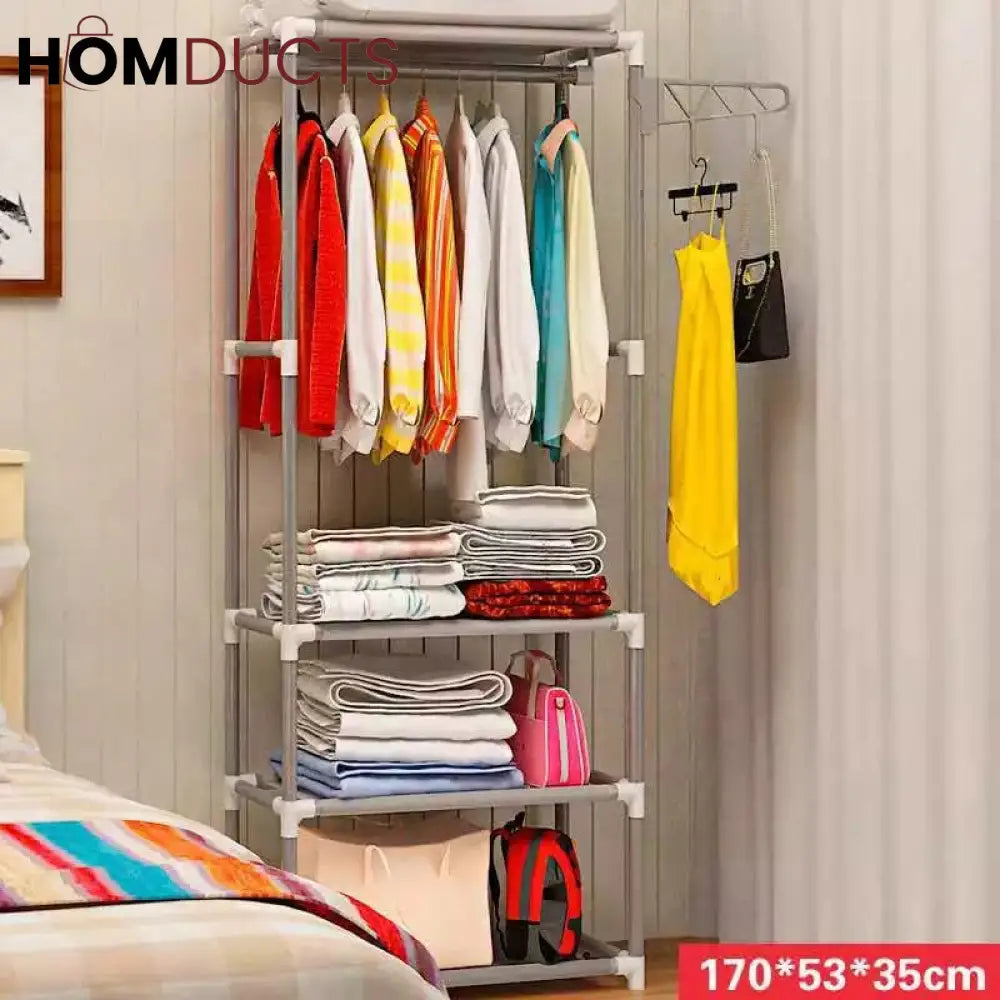 Attachable Cloth Hanging Shelf