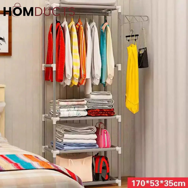 Attachable Cloth Hanging Shelf