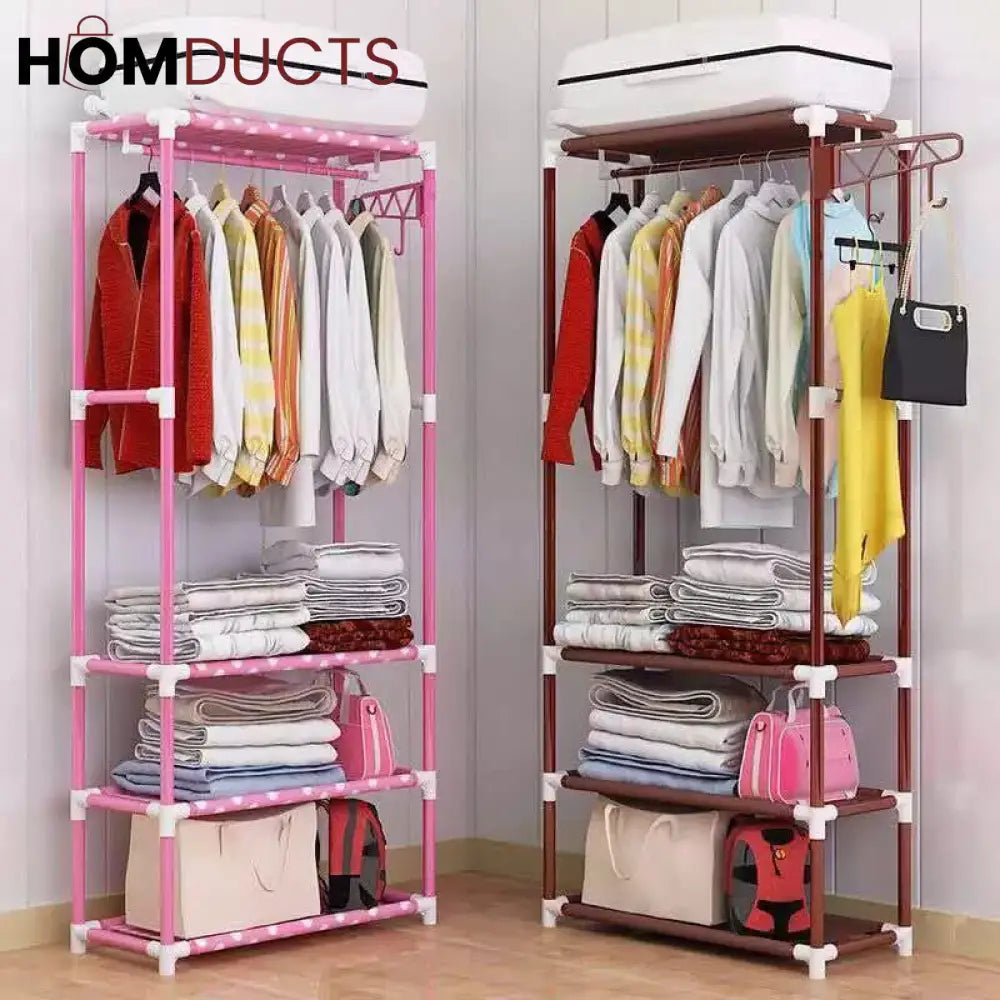 Attachable Cloth Hanging Shelf