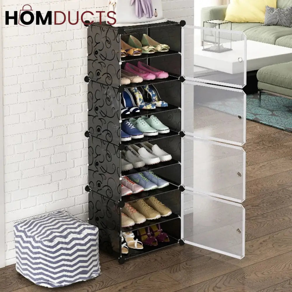 Attachable Cube Cabinets & Shoe Rack 8Layer