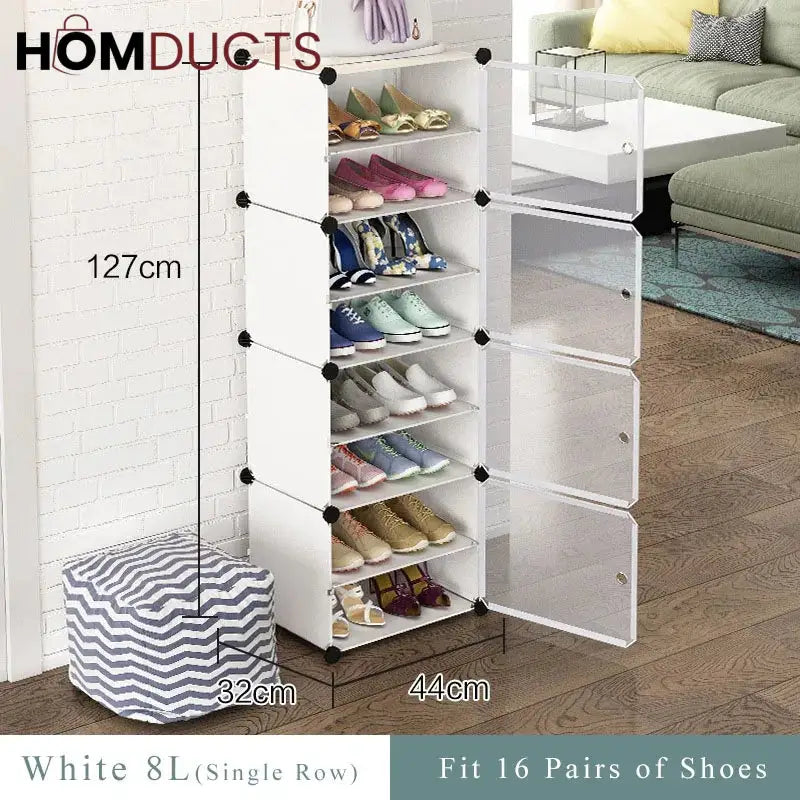 Attachable Cube Cabinets & Shoe Rack