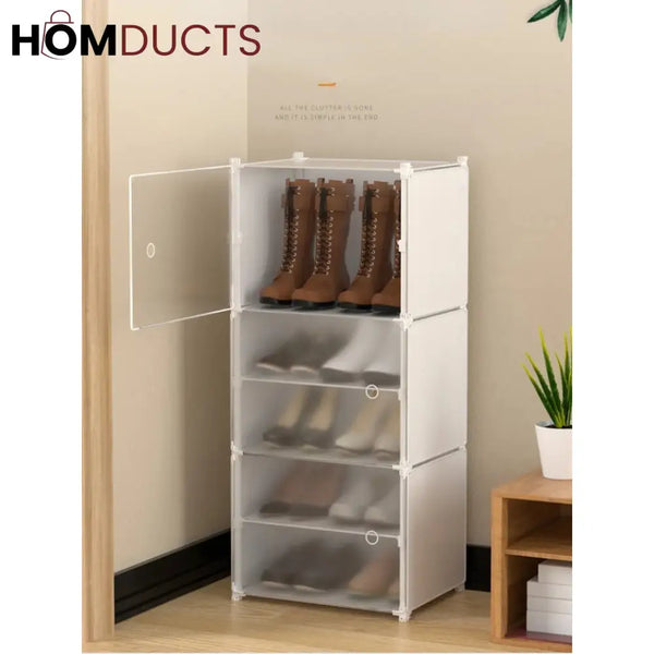 Attachable Cube Cabinets & Shoe Rack