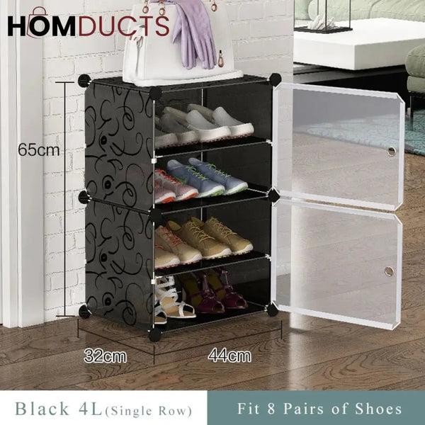 Attachable Cube Cabinets & Shoe Rack