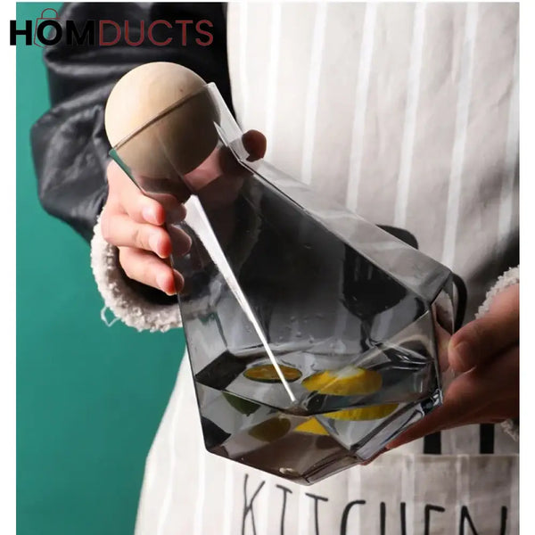 Aurora Iridescent Drinkware Set – 6Pc Luxury Carafe & Glass Set (1 Jug + 5 Glasses)