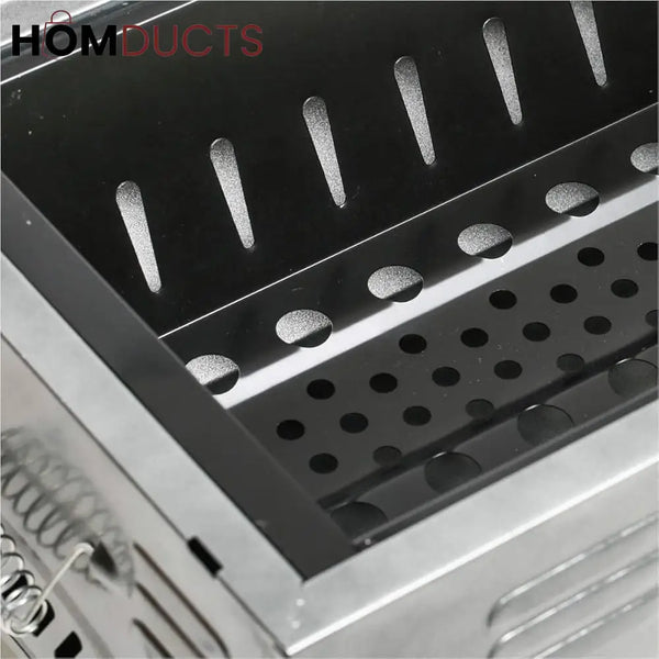 Authentic Portable Japanese Charcoal Grill with Stand - Outdoor BBQ & Camping