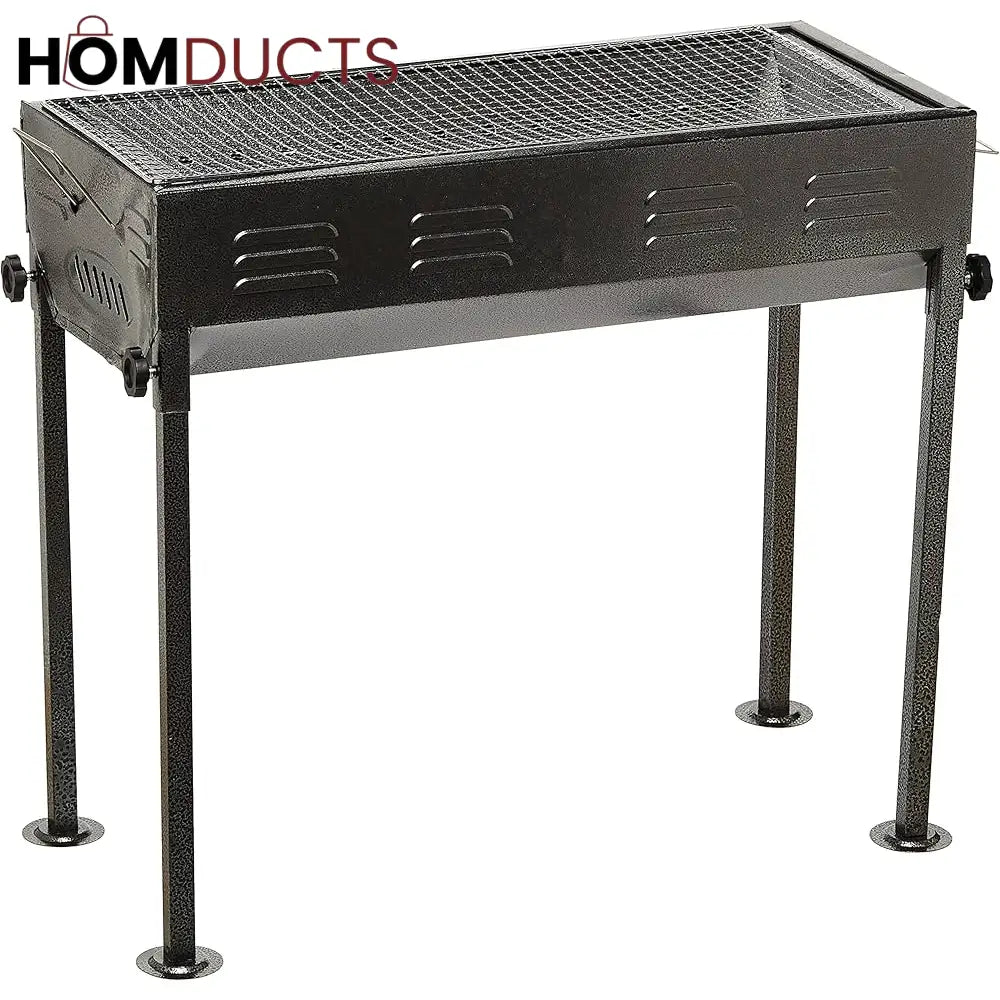 Authentic Portable Japanese Charcoal Grill with Stand - Outdoor BBQ & Camping