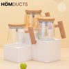 Auto Stirring Borosilicate Glass Cup