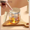Auto Stirring Borosilicate Glass Cup