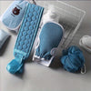 Luxury Exfoliating Bath Set – Back Scrubber, Loofah & Body Glove