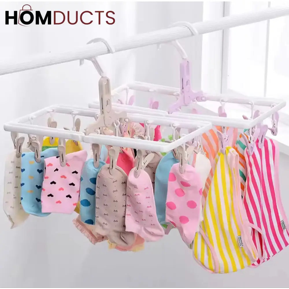 Baby Cloth Hanger 12 Clips