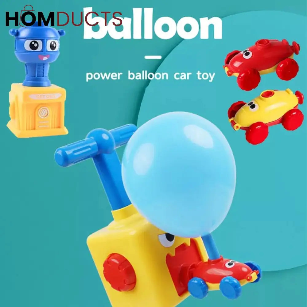 Balloon Launcher Car Toy Set