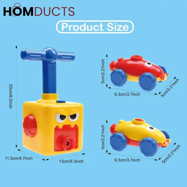 Balloon Launcher Car Toy Set