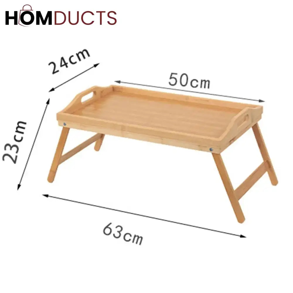 Bamboo Bed Table Tray