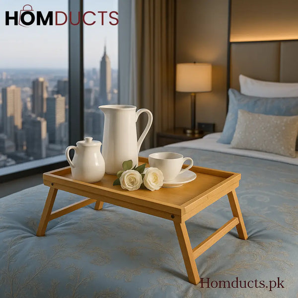 Bamboo Bed Table Tray