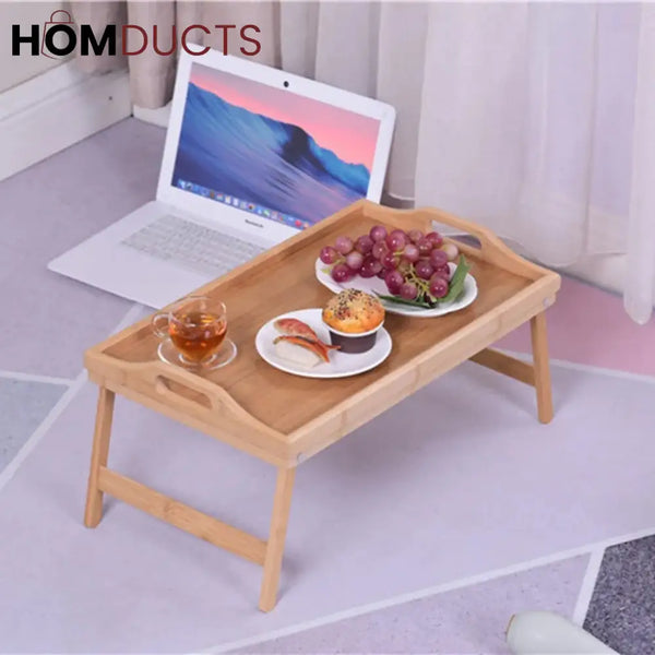 Bamboo Bed Table Tray