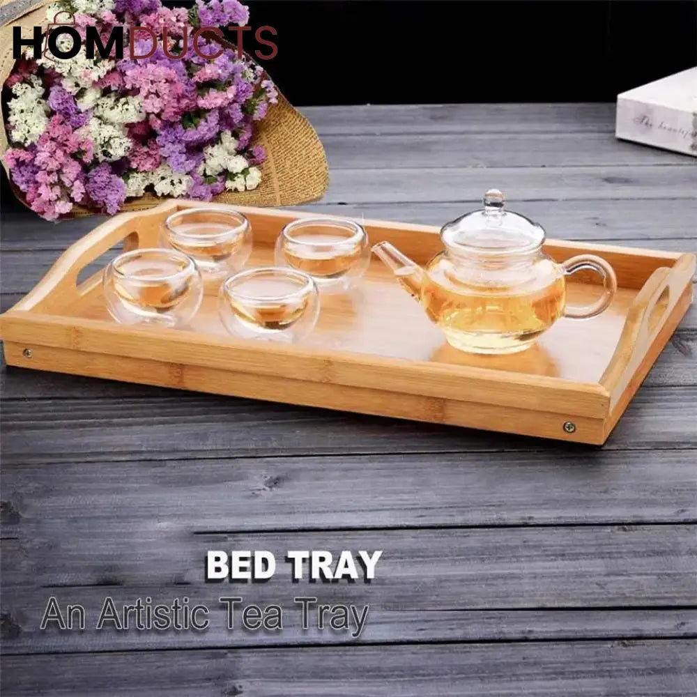 Bamboo Bed Table Tray