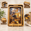 Bamboo and Epoxy Serving Tray Set – 2 Pieces feature infographic