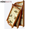 Bamboo Food & Tea Serving Tray (3Pcs)