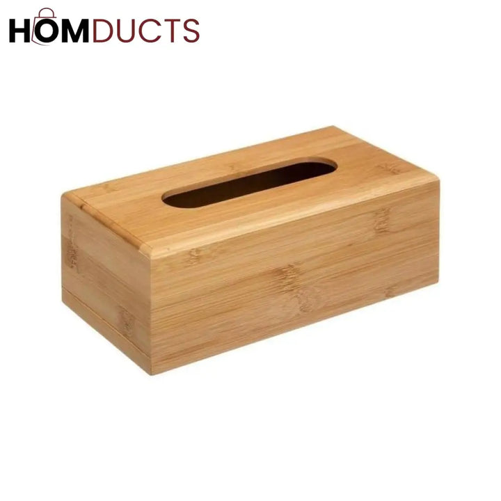 Bamboo Wooden Tissue Box