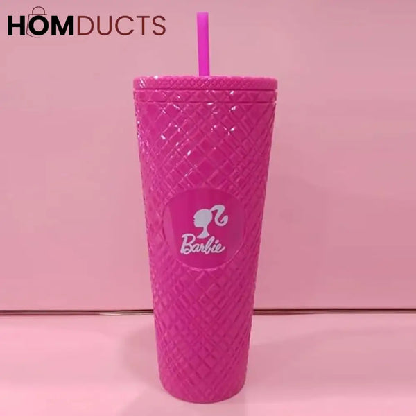 Barbie Straw Mug - Stylish, Spill-Proof & Portable Sipper for Girls