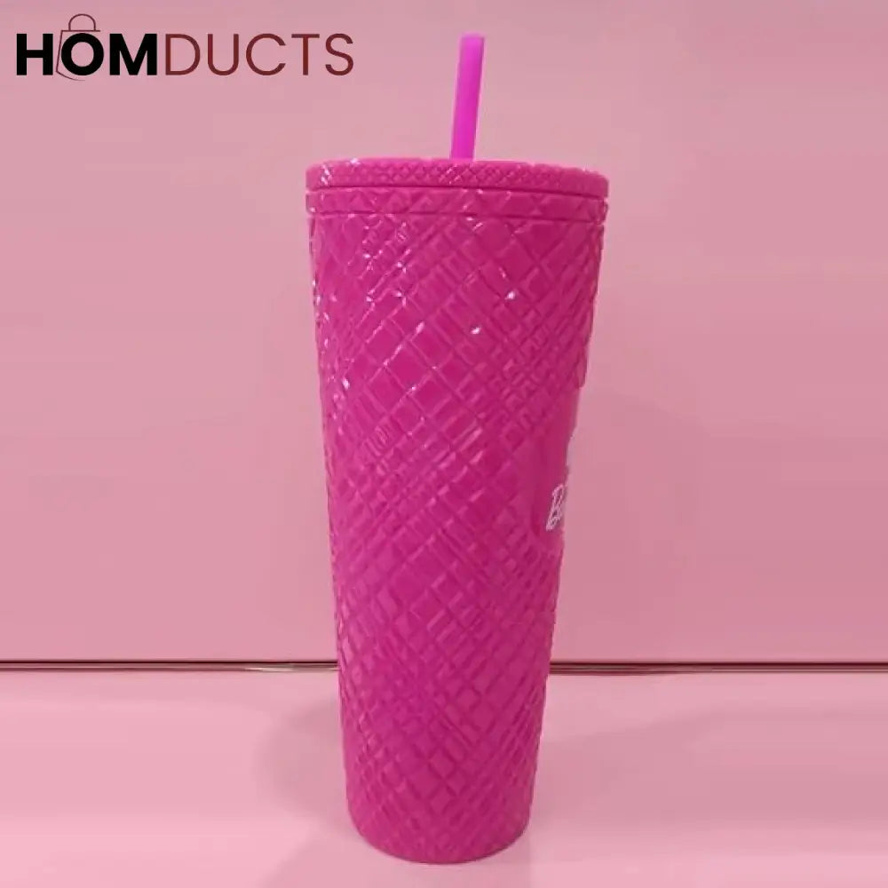 Barbie Straw Mug - Stylish, Spill-Proof & Portable Sipper for Girls