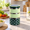 3-Tier Insulated Stainless Steel Lunch Box Tiffin