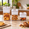 Clear Acrylic Easy-Lock Dry Food Storage Jar lifestyle