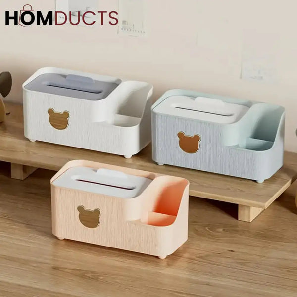 Bear Desktop Tissue Storage Box
