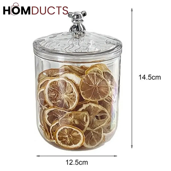 Bear Handle Sealed Airtight Jar