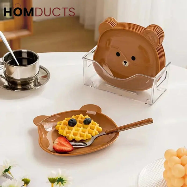 Bear Snack Plate (8Pcs)
