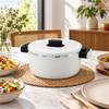 White 1.8 litre insulated hot pot