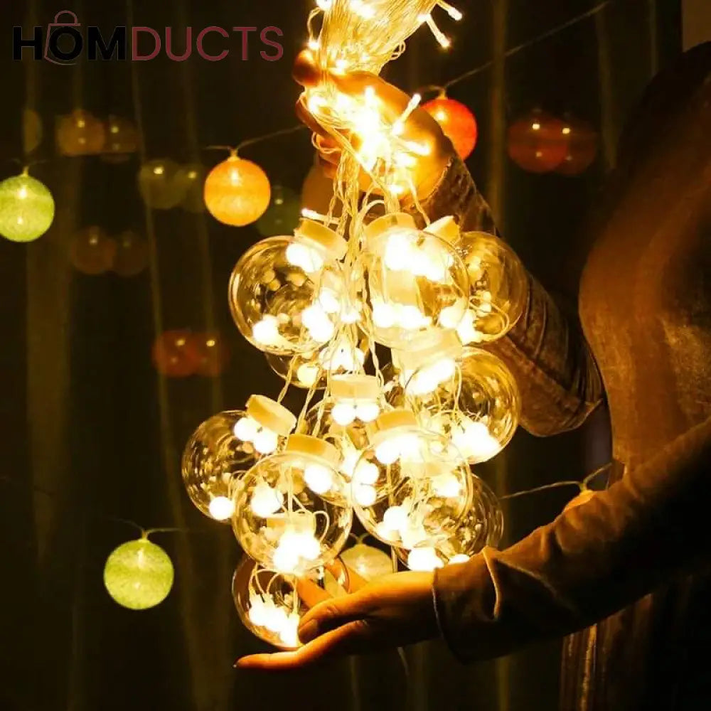 Big Ball Curtain Led String Light