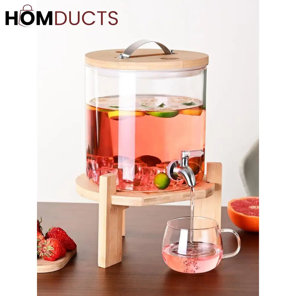 Borosilicate Glass Beverage Dispenser