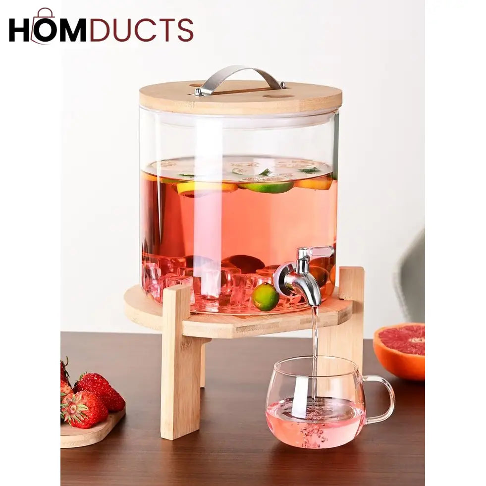 Borosilicate Glass Beverage Dispenser