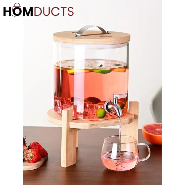 Borosilicate Glass Beverage Dispenser