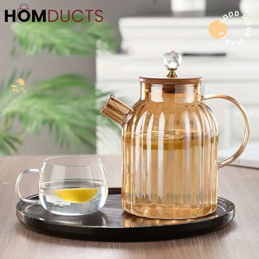 Borosilicate Glass Cooking Tea Pot