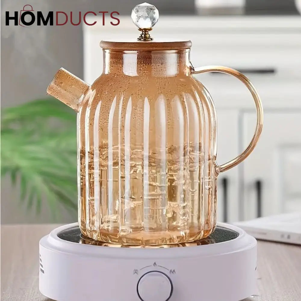 Borosilicate Glass Cooking Tea Pot