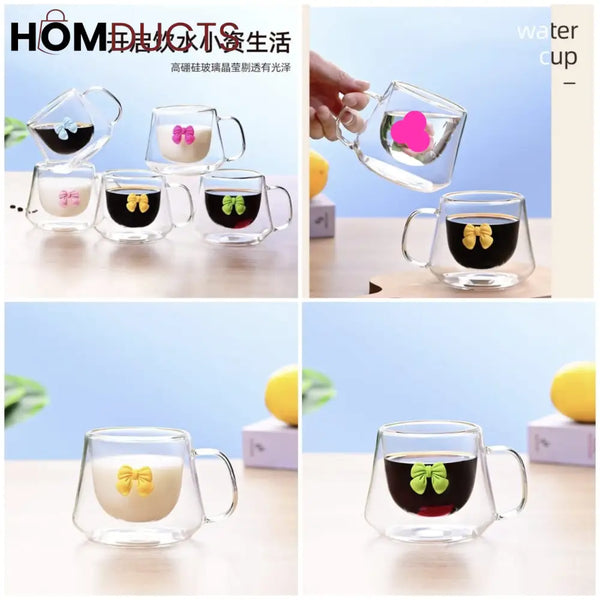 Bowknot Double Wall Cup