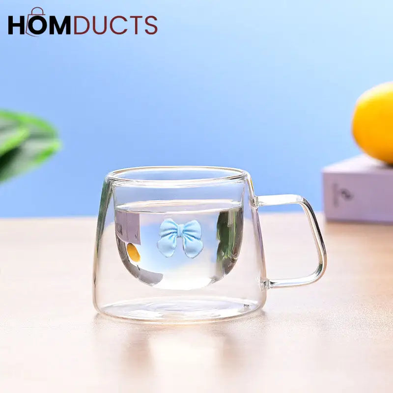 Bowknot Double Wall Cup