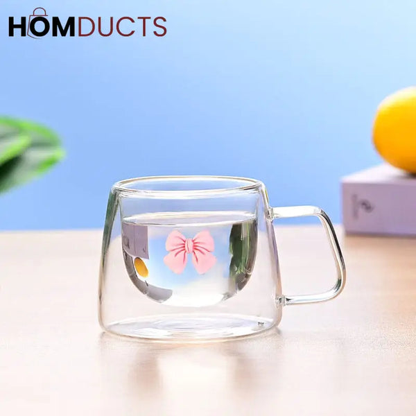 Bowknot Double Wall Cup